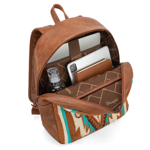 Wrangler Southwestern Knitted Backpack - Brown