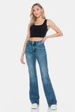 Judy Blue - Tummy Control Cut Hem Flare Jeans