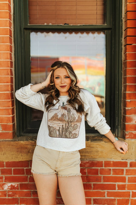 Cowgirl Rider Graphic Sweatshirt