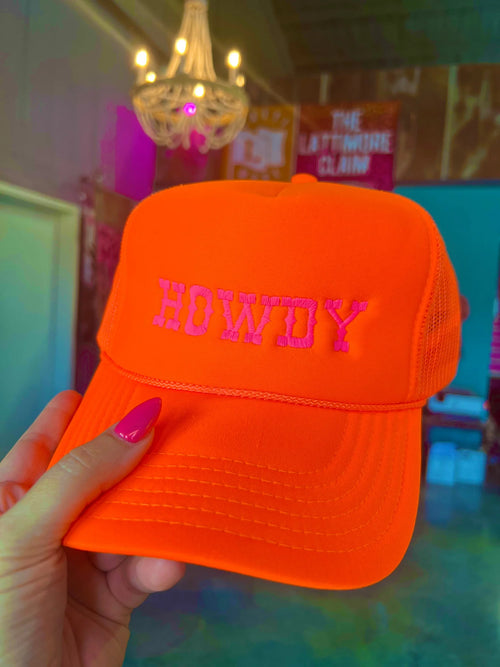 Howdy Embroidered Hat