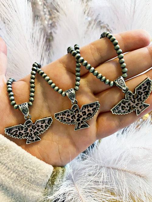 Leopard Thunderbird Necklace
