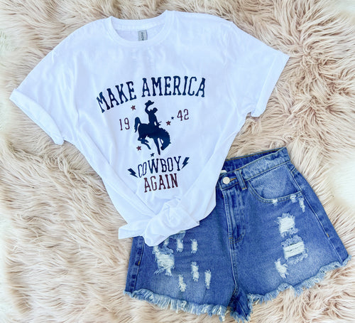 Make America Cowboy Again - Graphic Top