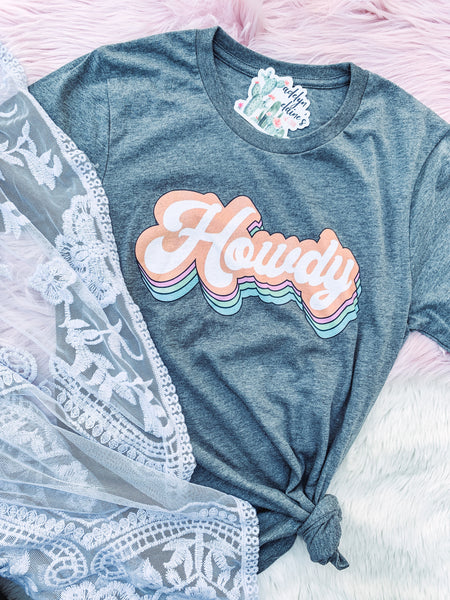 Retro Howdy - Graphic Top