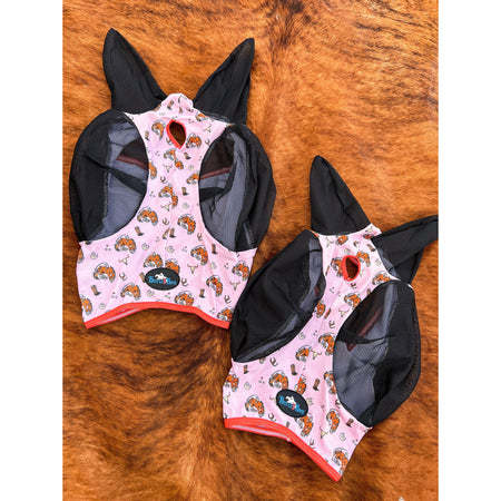 Dash for Cash (Turquoise ) Fly Mask