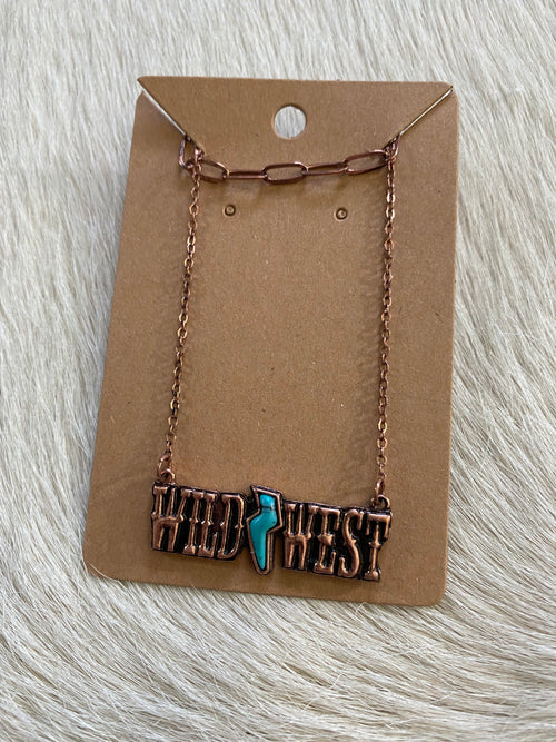 Wild West Layered Necklace - Copper