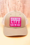 Ranch Life Snapback ~ Pink