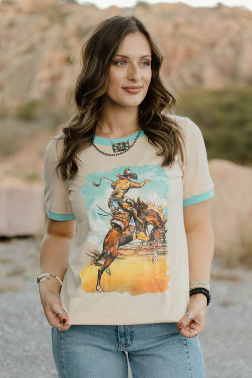 LAST WILD RIDE RINGER TEE
