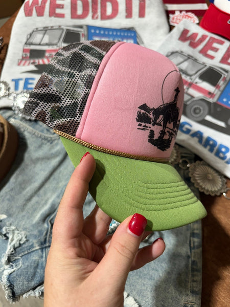 Lone Rider Duck Camo Trucker Hat