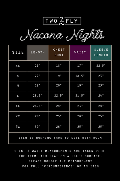 NACONA NIGHTS Top