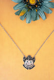 Howdy Honey Smile Face Necklace