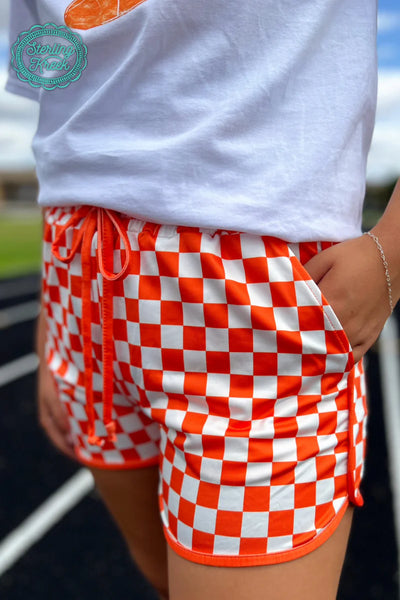 PEP RALLY SHORTS ORANGE