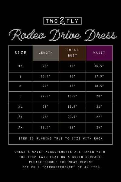 RODEO DRIVE DRESS