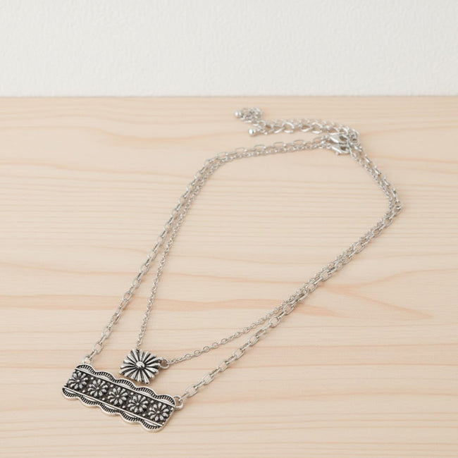 Concho Duo Necklace Set