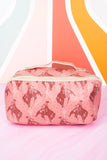 Pink Rodeo Makeup Travel Bag