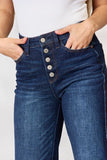 Judy Blue -  Button-Fly Straight Jeans