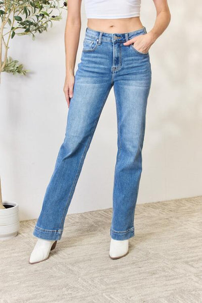 RISEN - High Waist Straight Jeans