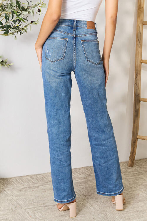 Judy Blue - High Waist Distressed Jeans