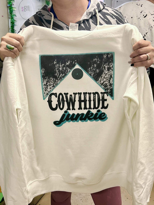 Cowhide Junkie Sweatshirt **ONLINE EXCLUSIVE**