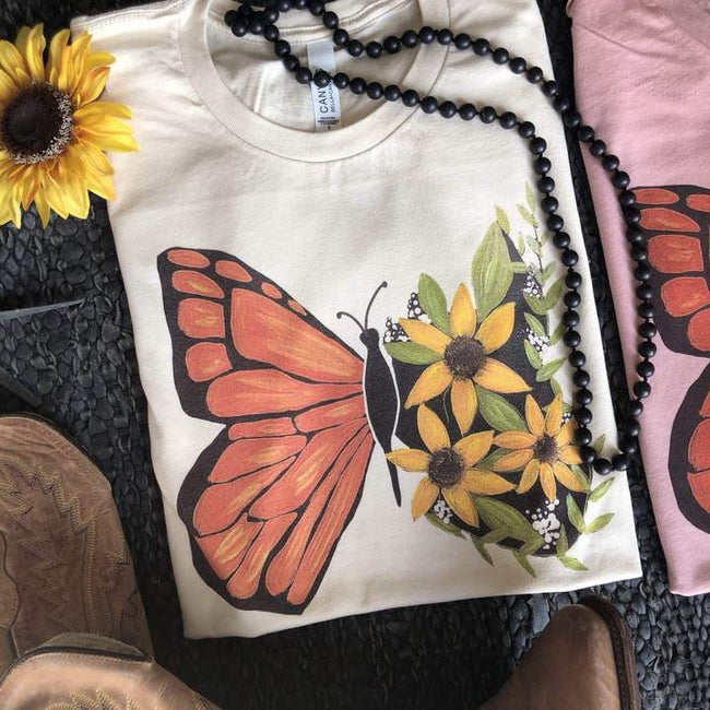 Flutter By Butterfly Tee~ Two Colors *Online Exclusive*