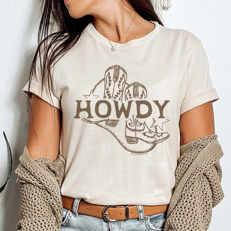 Say Howdy Stay Rowdy Tee/Sweatshirt